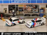 BMW LTO E30 (White/Blue/Red) - Street Weapon - 1:64 Modellauto 1/64