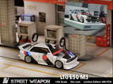 BMW LTO E30 (White/Blue/Red) - Street Weapon - 1:64 Modellauto 1/64