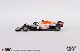 Red Bull Racing RB16B #33 Max Verstappen 2021 Turkish Grand Prix 2nd Place - MINI GT - 1:64