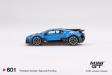 Bugatti Divo (LHD) (Blu Bugatti) - MINI GT - 1:64
