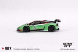 Lamborghini Huracán GT3 EVO2 Presentation (LHD) - MINI GT - 1:64