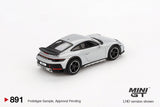 Porsche 911 (992) Dakar (LHD) (Ice Gray Metallic) - MINI GT - 1:64