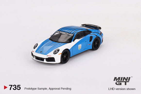 Porsche 911 Turbo S (992) 2023 IMSA Daytona 24 Hours Safety Car - MINI GT - 1:64