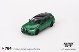 BMW M3 Competition Touring (LHD) (Isle of Man Green Metallic) - MINI GT - 1:64