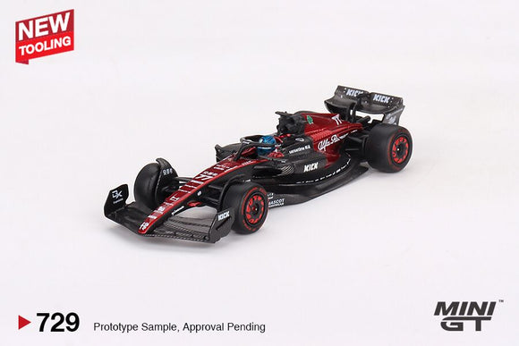 Alfa Romeo F1 Team KICK C43 #77 Valterri Bottas 2023 Australian Grand Prix - MINI GT - 1:64