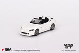 Honda S2000 (AP2) CR (LHD) (Grand Prix White) - MINI GT - 1:64