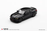 BMW M4 (G82) CS (LHD) (Black Sapphire) - MINI GT - 1:64 Modellauto 1/64