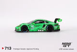 Porsche 911 (992) GT3 R #80 2023 IMSA Sebring 12 Hours GTD AO Racing - MINI GT - 1:64