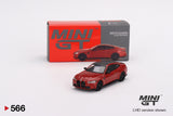 BMW M4 Competition (RHD) Toronto Red Metallic - MINI GT - 1:64
