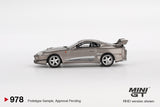 Toyota Supra VeilSide Combat V-II (RHD) (Combat Grey) - MINI GT - 1:64