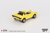 Lancia Stratos HF Stradale (LHD) (Giallo Fly) - MINI GT - 1:64