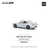Nissan Skyline GT-R R32 (Crystal White) - Pop Race - 1:64