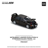 Mitsubishi Lancer Evolution IV (Pyrenees Black Pearl) - Pop Race - 1:64