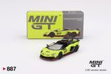 Lamborghini Aventador SVJ 63 Roadster (LHD) (Verde Shock) - MINI GT - 1:64