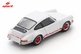 Porsche 911 2.8 RSR (White with red stripe) - SPARK - 1:64 Modellauto 1/64