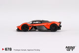 Aston Martin Valkyrie (LHD) (Maximum Orange) - MINI GT - 1:64