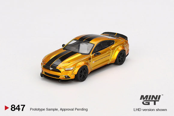 Ford Mustang LB-Works (LHD) (LB Gold) - MINI GT - 1:64