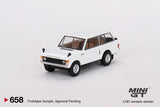 Range Rover (Davos White) (LHD) - MINI GT - 1:64