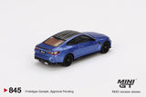 BMW M4 Competition (LHD) (Portimao Blue) - MINI GT - 1:64