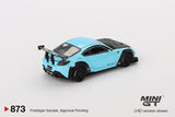 Toyota GR86 LB Nation (RHD) (Baby Blue) - MINI GT - 1:64