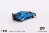 Bugatti Centodieci (LHD) (Blu Bugatti) - MINI GT - 1:64