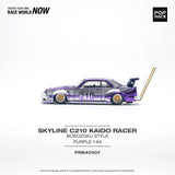 Nissan Skyline C210 Kaido Racer Bosozoku Style (Purple) - Pop Race - 1:64