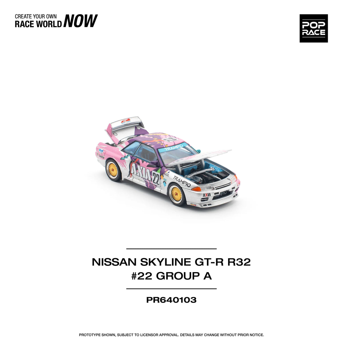 Nissan Skyline GT-R R32 JTC 1991 Group A Axia - Pop Race - 1:64 ...