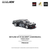 Nissan Skyline GT-R V8 Drift (Hakosuka) Coca-Cola - Pop Race - 1:64 Modellauto 1/64
