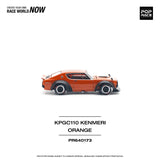 Nissan Skyline GT-R V8 Drift (Kenmeri) (Orange) - Pop Race - 1:64