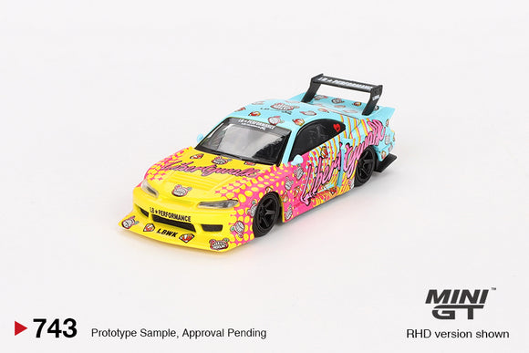 Nissan Silvia (S15) LB-Super Silhouette LBWK Kuma (RHD) - MINI GT - 1:64