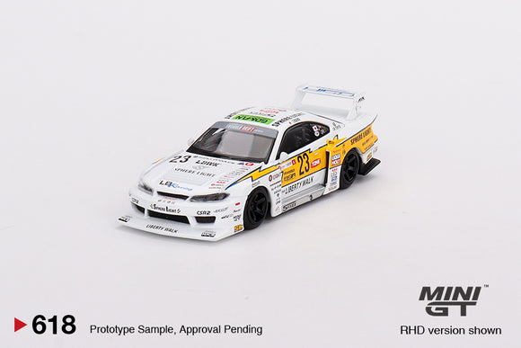 LB-Super Silhouette Nissan S15 Silvia #23 2022 Goodwood Festival of Speed - MINI GT - 1:64
