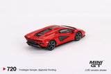 Lamborghini Countach LPI 800-4 (LHD) (Rosso Mars) - MINI GT - 1:64