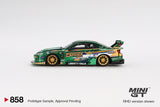 Nissan Silvia (S15) LB-Super Silhouette LBWK 2024 Fausto Racing (RHD) - MINI GT - 1:64