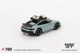 Porsche 911 (992) Dakar (LHD) (Shade Green Metallic) - MINI GT - 1:64