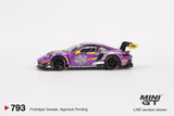 Porsche 911 GT3 R #21 2023 FIA GT World Cup 70th Macau Grand Prix HubAuto Racing - MINI GT - 1:64