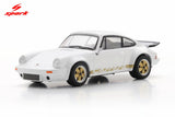 Porsche 911 3.0 RS (White with gold stripe) - SPARK - 1:64 Modellauto 1/64