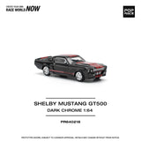 Ford Mustang Shelby GT500 (Dark Chrome) - Pop Race - 1:64 Modellauto 1/64