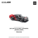 Nissan Skyline GT-R KPGC110 (Kenmeri) Advan Livery - Pop Race - 1:64