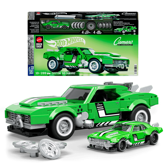 Chevrolet Camaro Custom 1968 Mattel Brick Shop - Hotwheels - 1:32