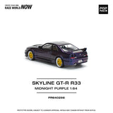 Nissan Skyline GT-R (R33) (Midnight Purple) - Pop Race - 1:64 Modellauto 1/64