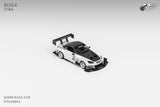 Honda S2000 Race Car (Metallic White) - Micro Turbo - 1:64 - Modelcars Passion