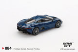 Jaguar C-X75 (LHD) (Blue) - MINI GT - 1:64