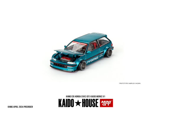 Honda Civic (EF) Kaido Works V1 - MINI GT - 1:64