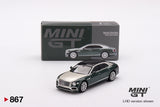 Bentley Flying Spur (LHD) (White Sand Verdant) - MINI GT - 1:64