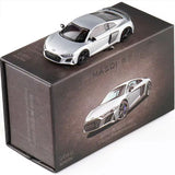 Audi R8 V10 Coupé Performance (Silver) - Massdi - 1:64 Modellauto 1/64