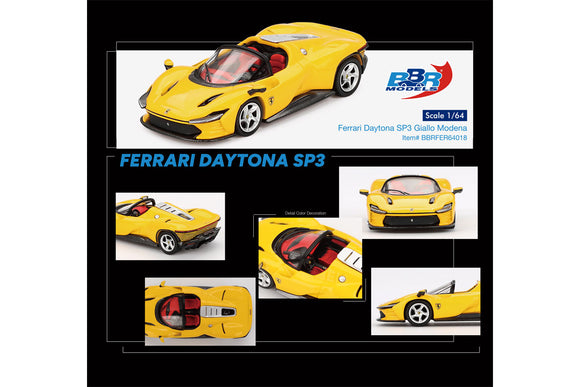 Ferrari Daytona SP3 (Giallo Modena) - BBR - 1:64