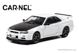 Nissan Skyline GT-R V-Spec II N1 (BNR34) 2000 (White) - Carnel - 1:43