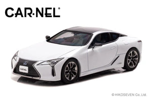 Lexus LC500h L Package (GWZ100) 2017 (White Nova Glass Flake) - Carnel - 1:43