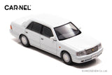 Toyota Crown Sedan Royal Saloon G (JZS155) 1999 (White Pearl Crystal Shine) - Carnel - 1:43