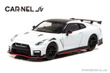 Nissan GT-R Nismo (R35) 2020 (Brilliant White Pearl) - Carnel - 1:64 Modellauto 1/64